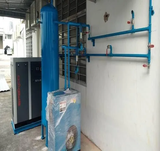 Air Compressor System Works: project photo