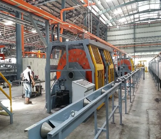 Factory production line with machinery control system installed by Aria Bumi Resources